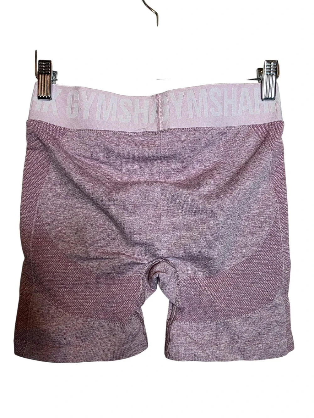 Gymshark Flex Shorts purple marl color featuring a jacquard waistband Size Small